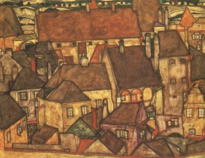 Egon Schiele Yellow City (mk12)